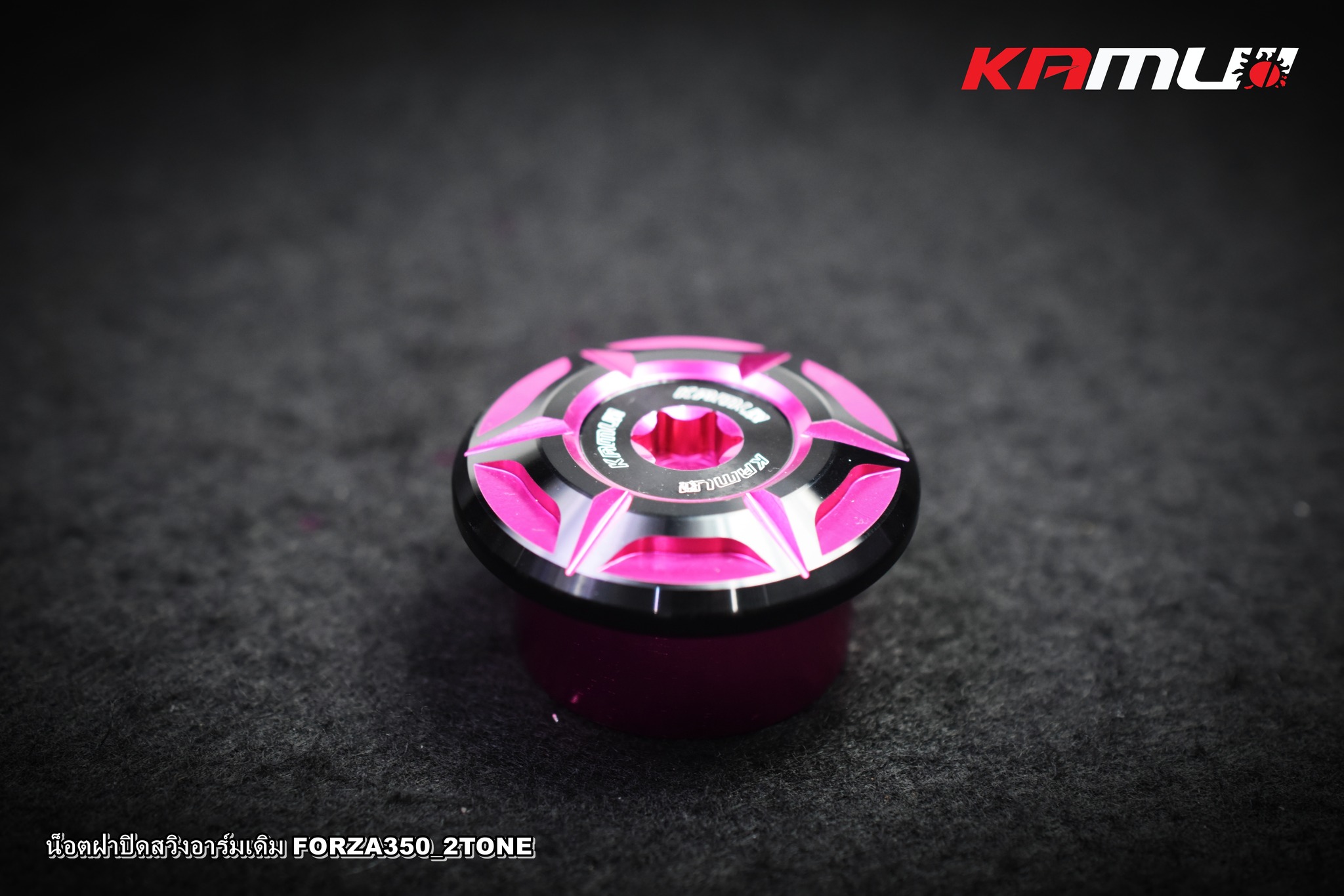 น็อตฝาปิดสวิงอาร์มเดิม KAMUI 2-TONE Forza-350 ราคา 650 บาท