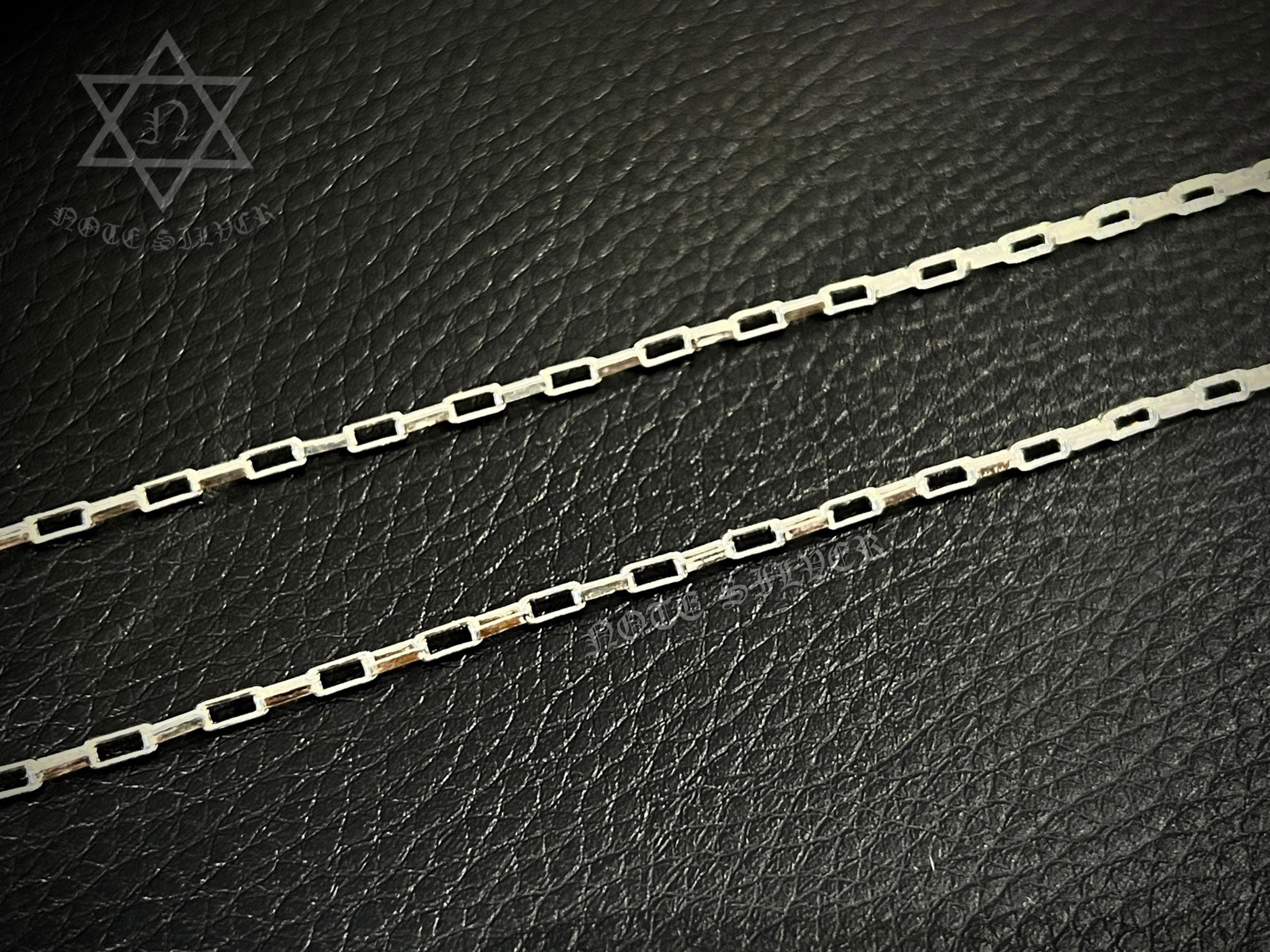 สร้อยคอเงินแท้ลายโซ่ห่างขนาดหน้ากว้าง2มิล ความยาว24นิ้วSterling Silver 925 NSNL3239