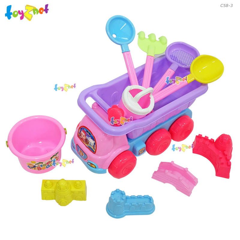 Toyznet ส่งฟรี ชุดตักทราย รถบรรทุก รุ่น C58-3