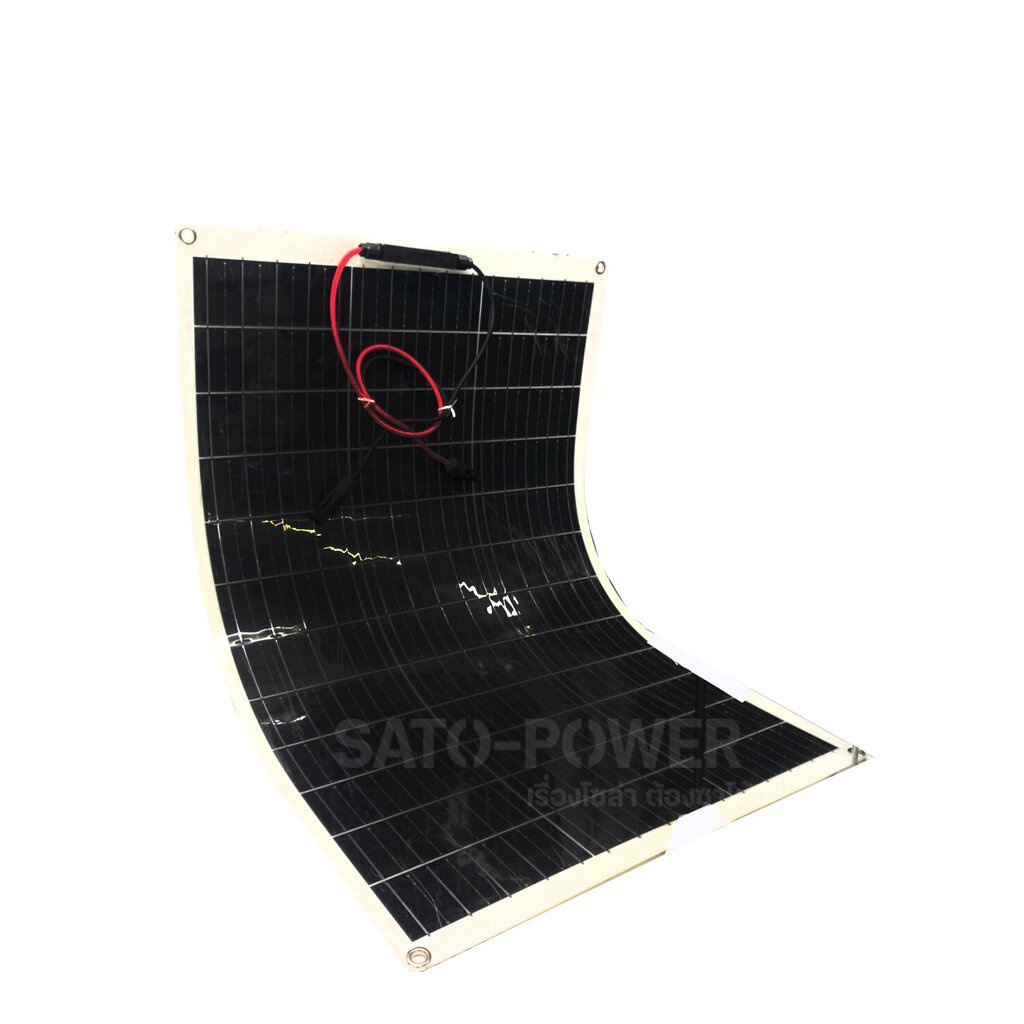 PV Panel Flexible type MONO 30 W แผงโซล่าเซลล์ชนิด บาง อ่อน โมโน 30 วัตต์ แผงโซล่าเซลล์ แผงพลังงงานแสงอาทิตย์ แผ่นโซล...