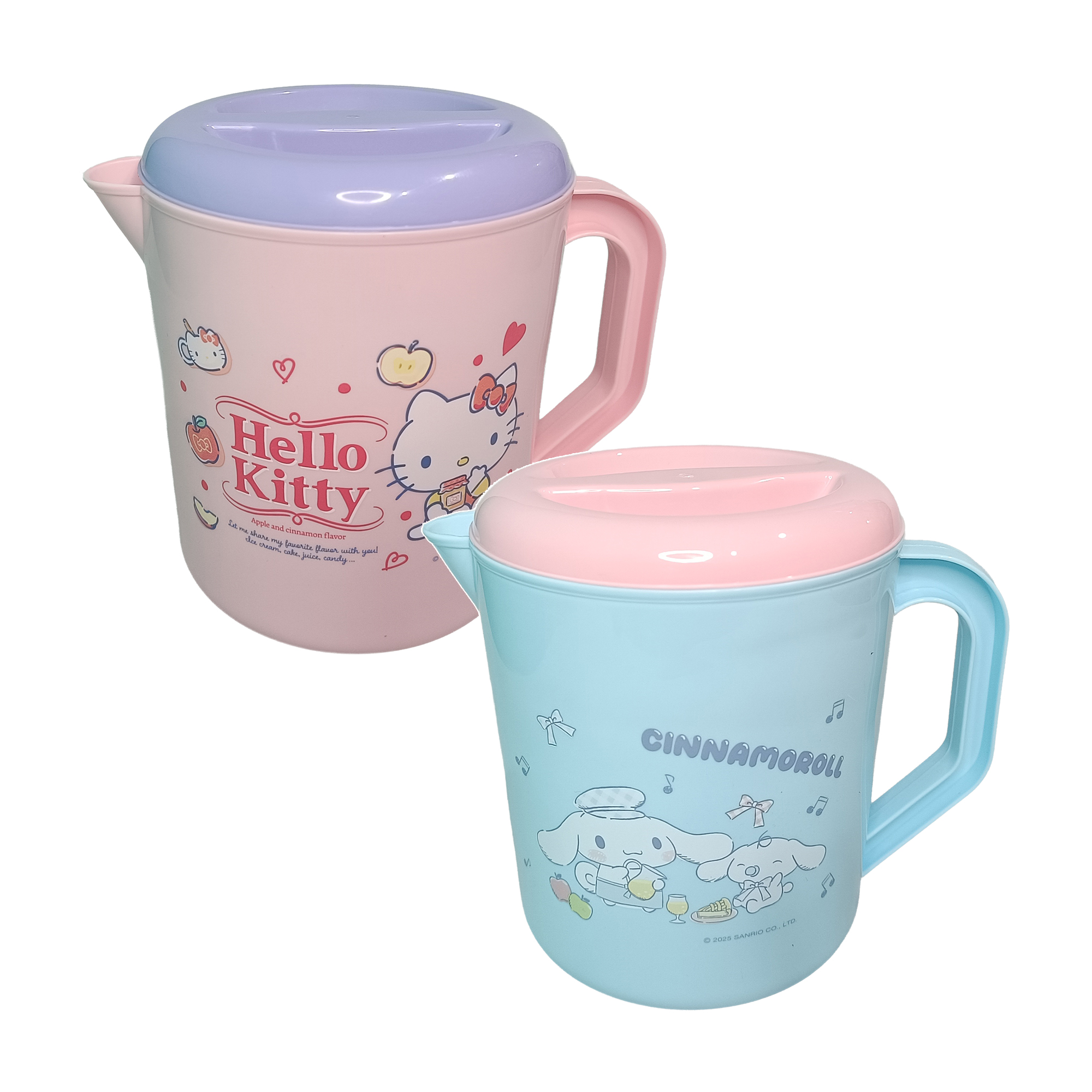 Pitcher Hello Kitty Sanrio เหยือกน้ำพลาสติกเฮลโลคิตตี้ ลายการ์ตูนซานริโอ ขนาด 1.3 ลิตร/1300 ml