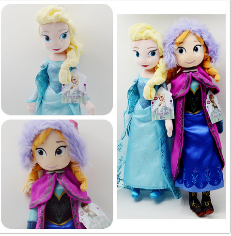 ตุ๊กตา ดิสนีย์ โฟรเซ่น แอนนา เอลซ่า Disney Frozen Anna Elsa Doll 40 cm.