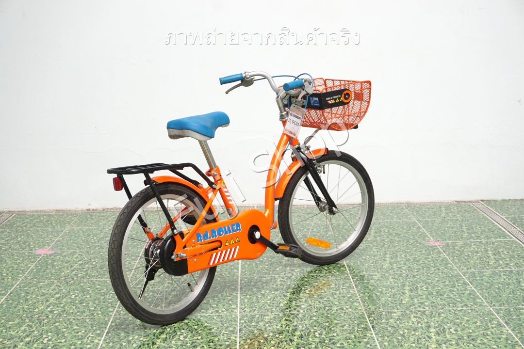 จักรยานเด็กญี่ปุ่น - ล้อ 18 นิ้ว - ไม่มีเกียร์ - สีส้ม [จักรยานมือสอง]