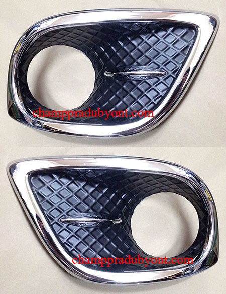ครอบไฟตัดหมอกโครเมี่ยม TOYOTA VIGO 04-08 FITT