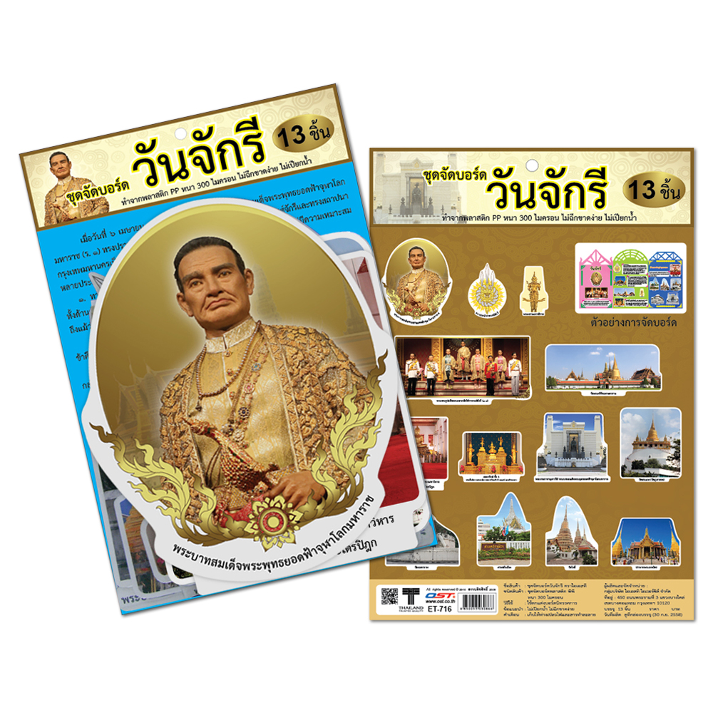 Display Chakri Memorial Day Flashcards ET-716