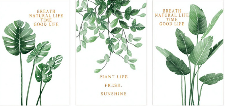leaf-1004 *สินค้าหมด* ชุดปักครอสติช ลายเซต 3 ชิ้น ใบไม้เมืองร้อน (ไม่มีเดินเส้น) ขนาด 113*60 ซม.ผ้าครอสติช 11CTพิมพ์ลายปักบนผ้า ไหมคอตตอน 15 สี ผังลาย เข็ม