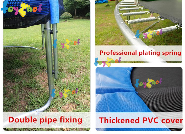 Liveup สปริงบอร์ด แทรมโพลีน 12 ฟุต พร้อมตาข่ายกั้น รุ่น LS3186-12FT