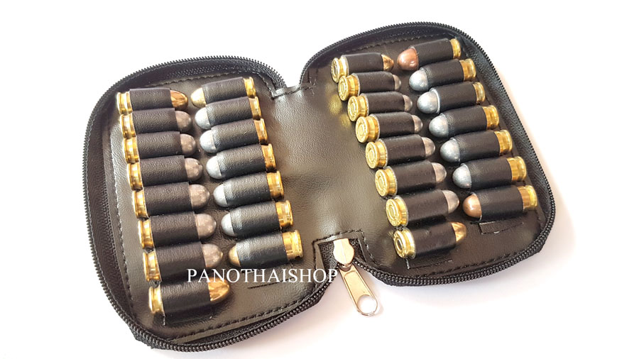 กระเป๋าใส่ลูกกระสุนปืน ใส่กับลูก.32, 3.80 และ 7.56 ใส่กระสุนได้ 30 นัด.