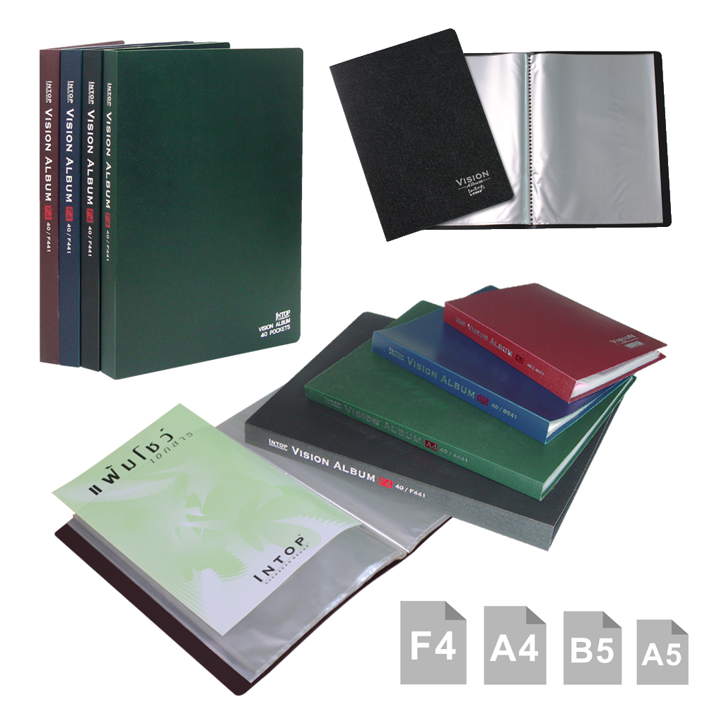 Display Books Vision Album Opaque Colors