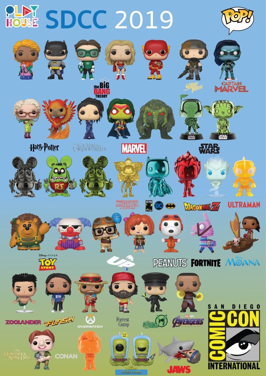 SDCC2019 Play House List