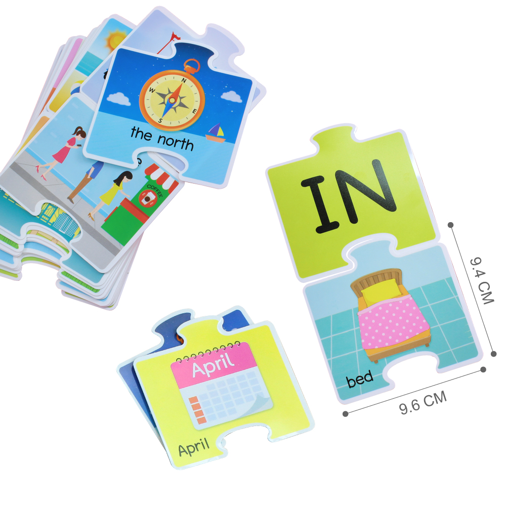 เกมต่อภาพจับคู่ ชุด Prepositions In On At ET-563