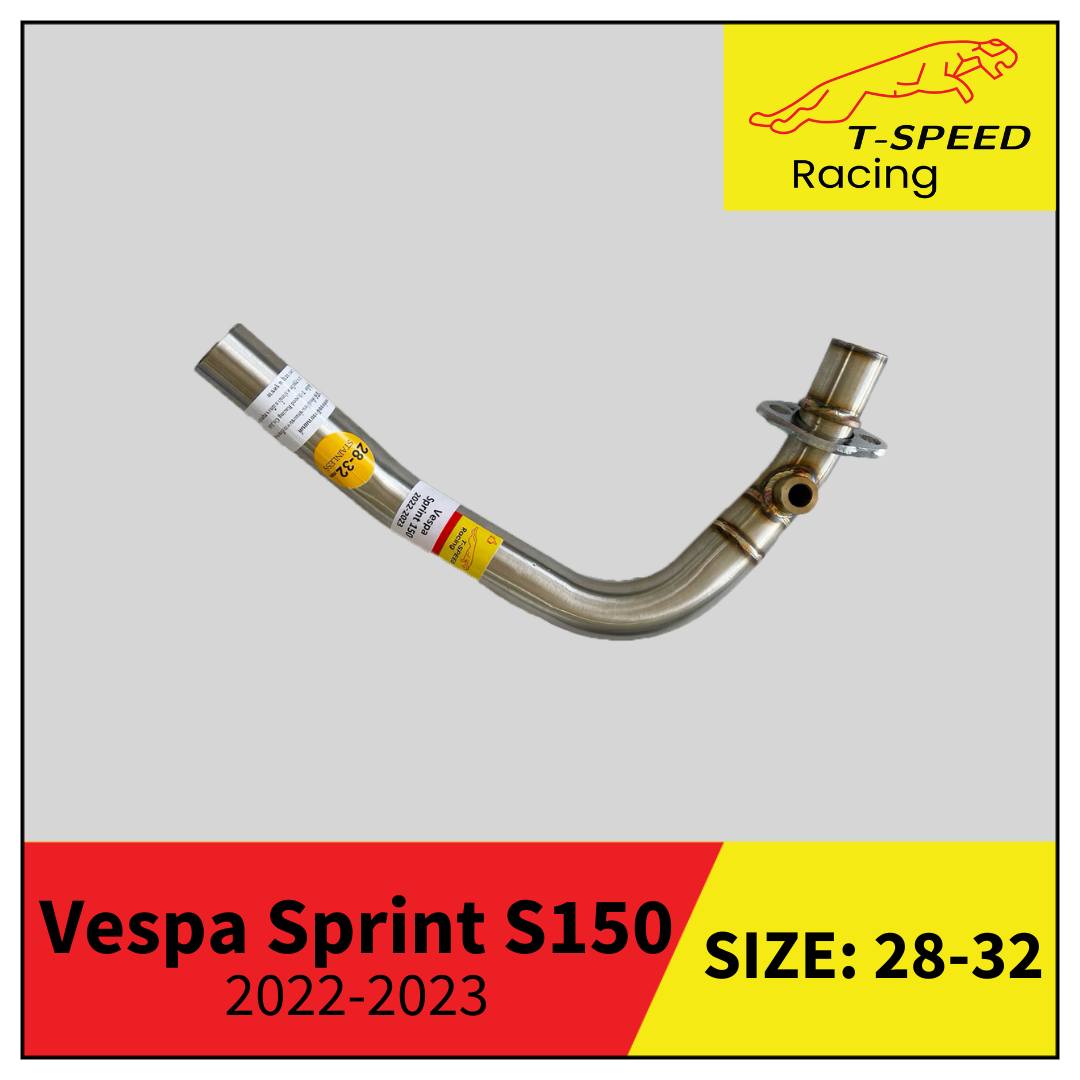 คอท่อ Vespa Sprint S150 2022-2023 สแตนเลส Size 28-32 m.m. ราคา 950 บาท