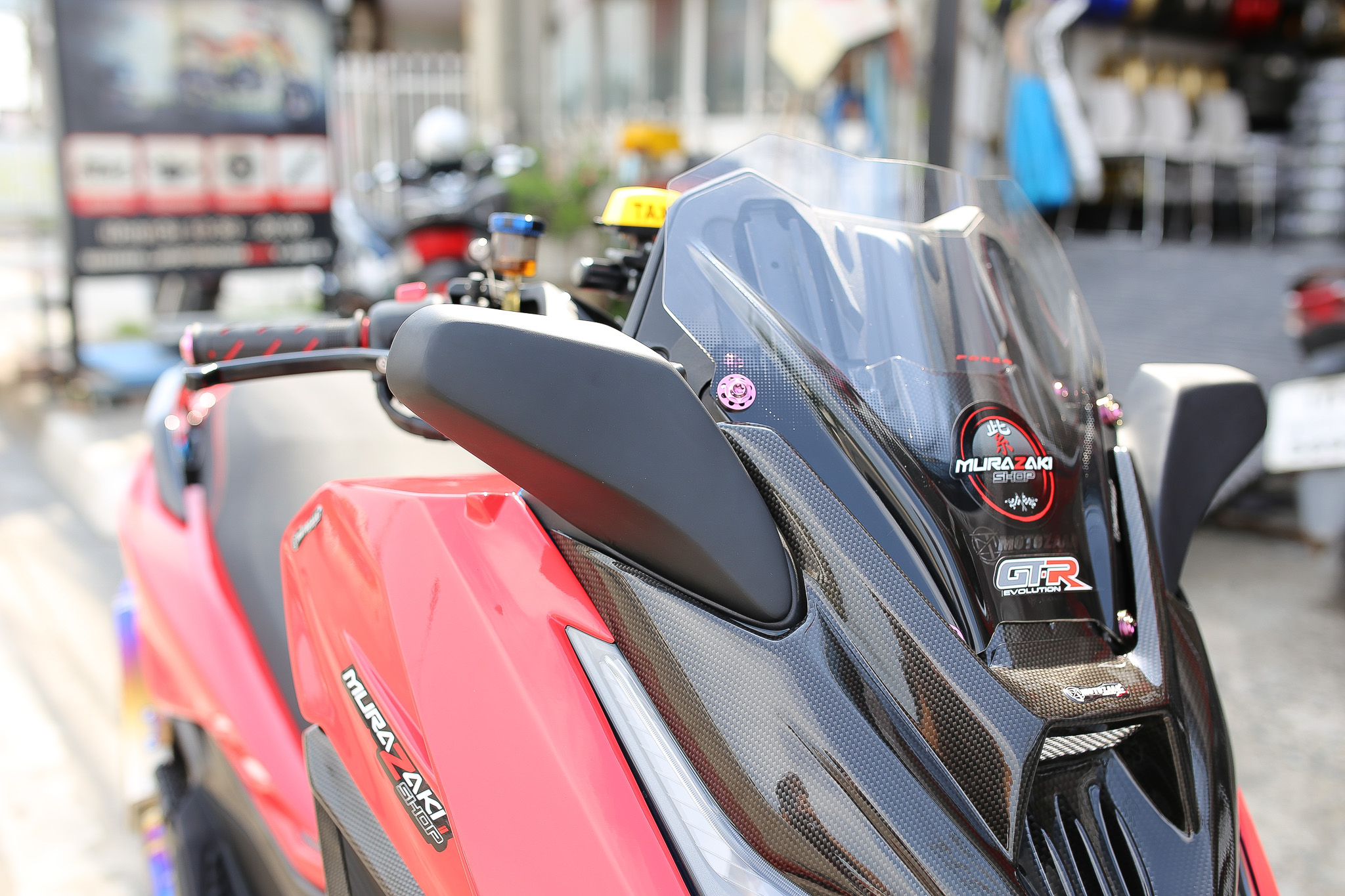 หูกระจกซิ่ง FORZA 350 ใส่300แปลงได้