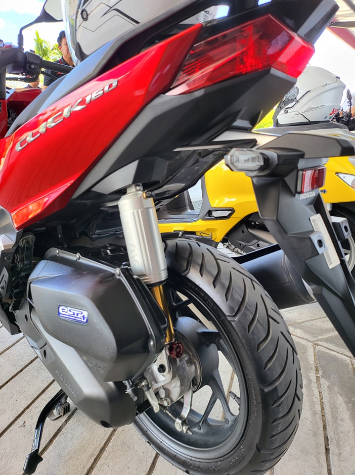 YSS AIR SUSPENSION โช็คถุงลม พร้อมติดตั้ง CLICK160 ราคา10900