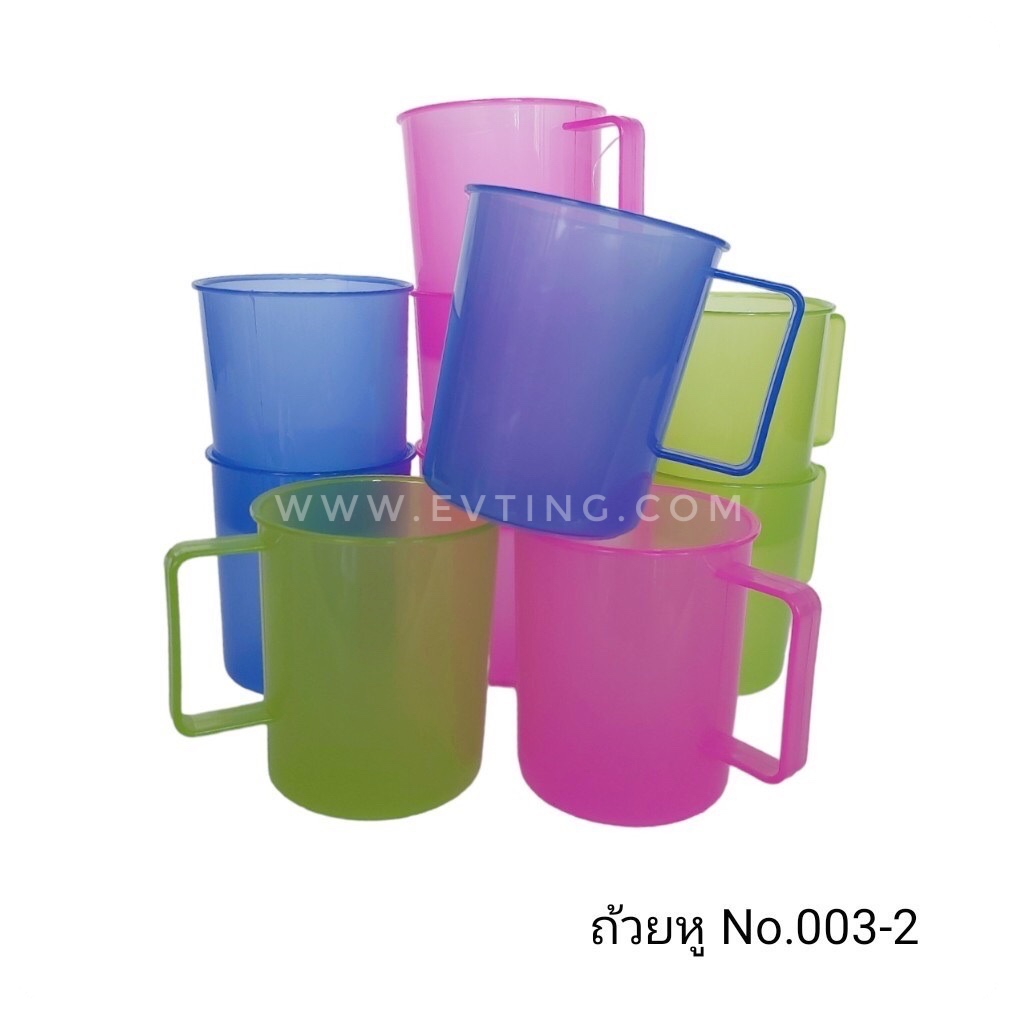 003-2 แก้วน้ำ No.003-2 ใส(SRT)8*9