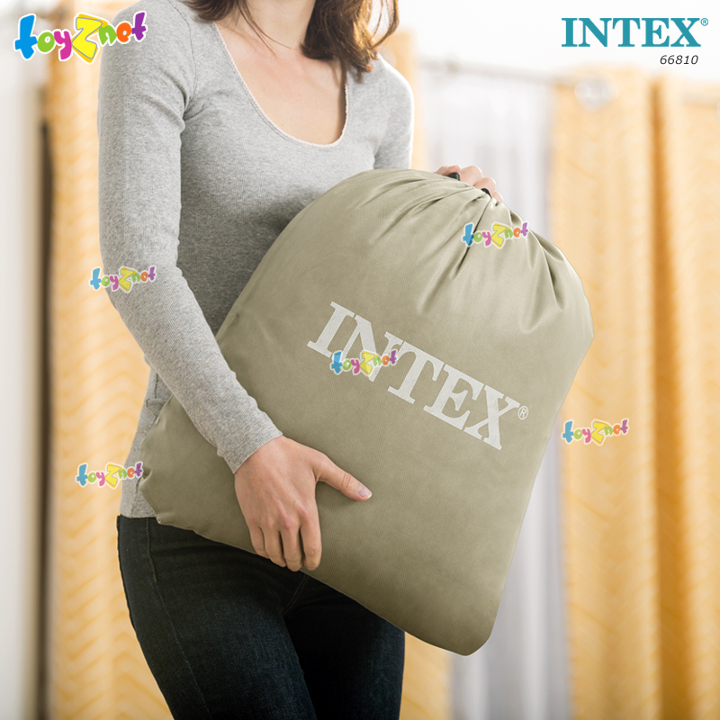 Intex Kidz Travel Airbed Set w/DQI Air Pump 1.07x1.68x0.25 m cream color no.66810