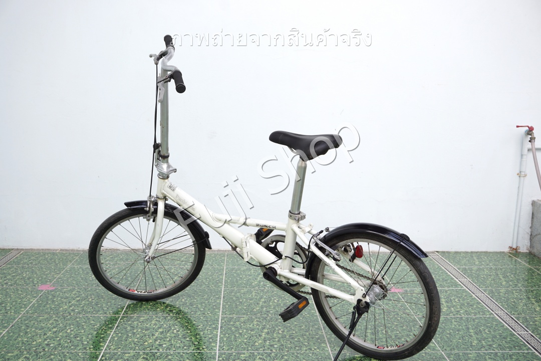 จักรยานพับได้ญี่ปุ่น - ล้อ 20 นิ้ว - ไม่มีเกียร์ - อลูมิเนียม - Panasonic - สีขาว [จักรยานมือสอง]