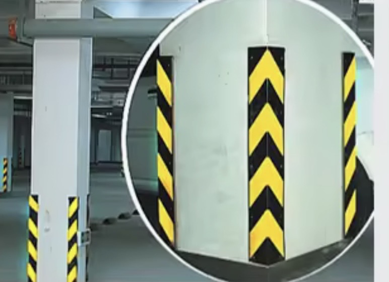 ยางกันชนขอบเสา หรือยางหุ้มมุมเสา ยาว 1000 x 100 x 5 mm.( ยาวxกว้าง x หนา ) นน.0.8 kg