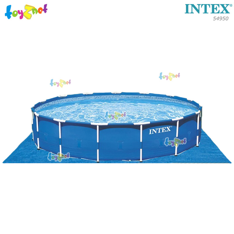 Intex 24 ft Metal Frame Pool Set w/Sand-Saltwater System (7.32x1.32 m.) No.54950