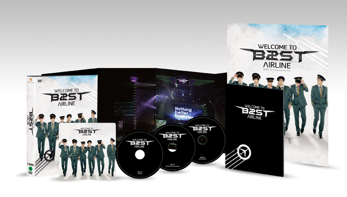 [PRE-ORDER] BEAST - 1st Live Concert "WELCOME TO B2ST AIRLINE" (3DVD)