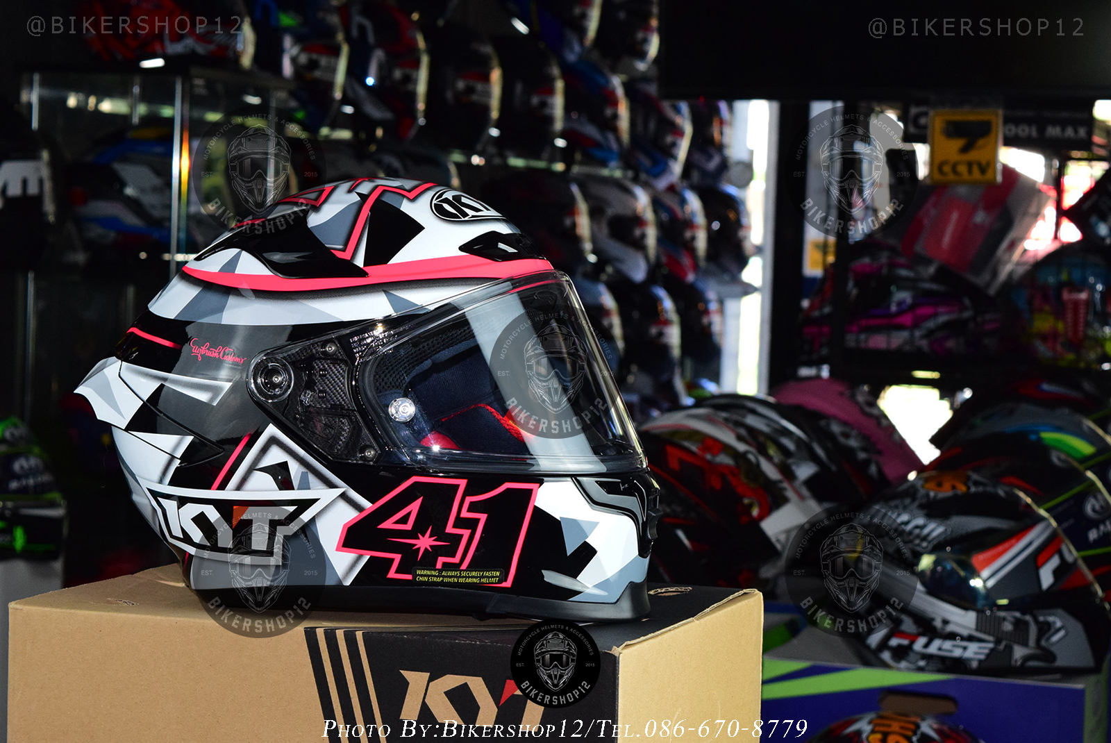 หมวกกันน็อคKYT STRIKER สี ESPARGARO 2018 REPLICA