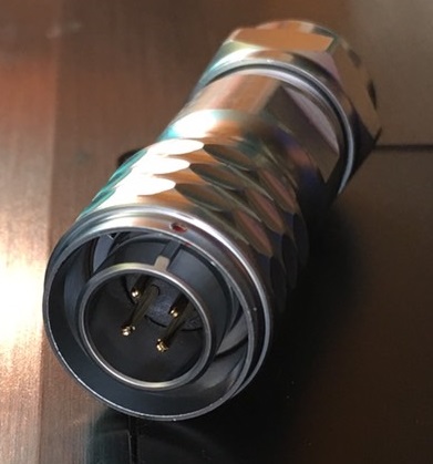 4pole male #0.75sqmm 5A, cable OD.5-8mm IP67 "SF1210/P4II"
