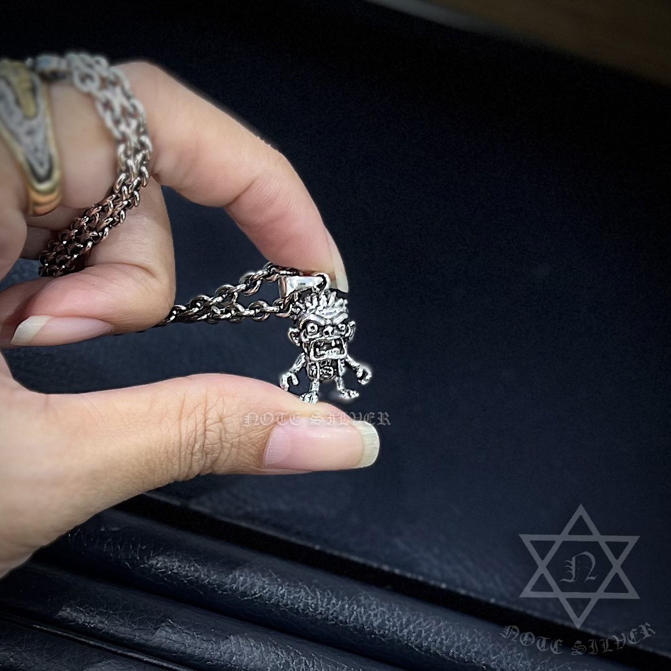 จี้เงินแท้ ซอมบี้ Zombie Sterling Silver 925 NSPD3455