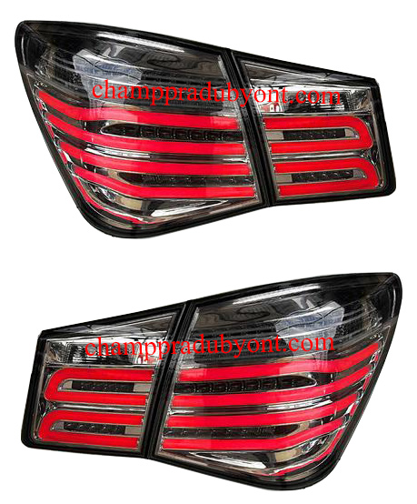 ไฟท้าย CHEVROLET CRUZE 2010-2013 SMOKE LED ลาย BENZ E300