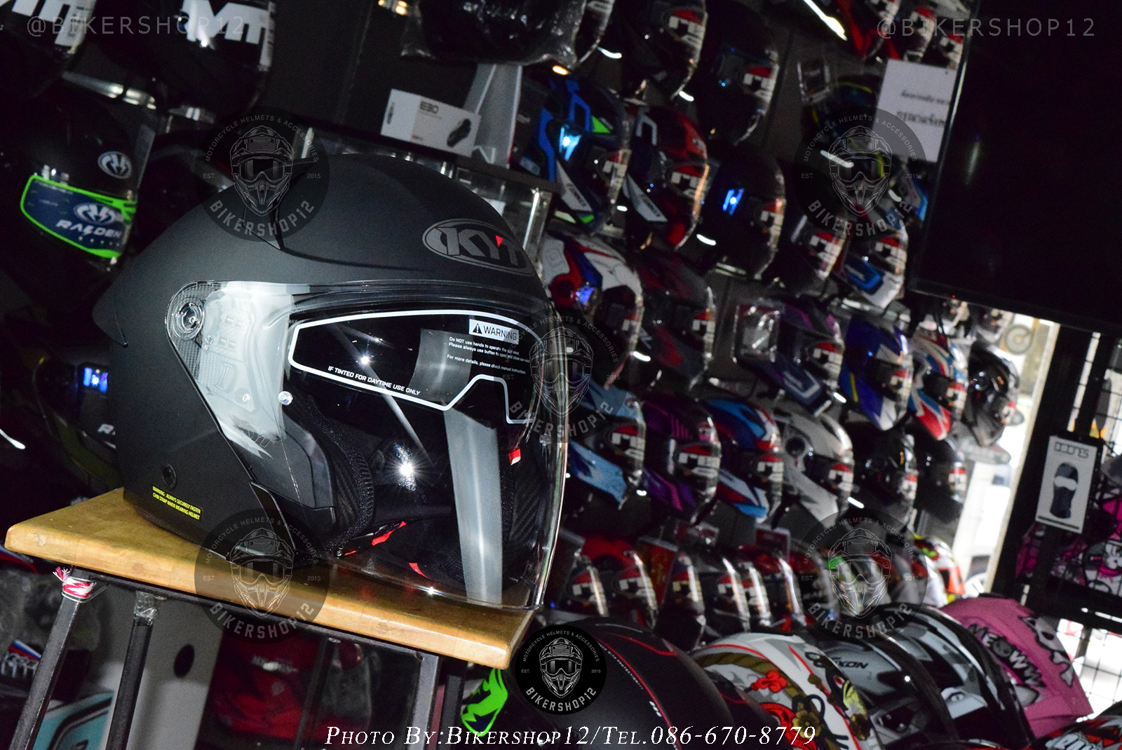 หมวกกันน็อค KYT รุ่น NF-J สีดำด้าน