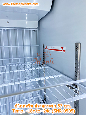 ตู้แช่แข็ง ทรงยืน ชนิดประตูกระจก Sanden (17.6 cu.ft) รุ่น SNR-0505