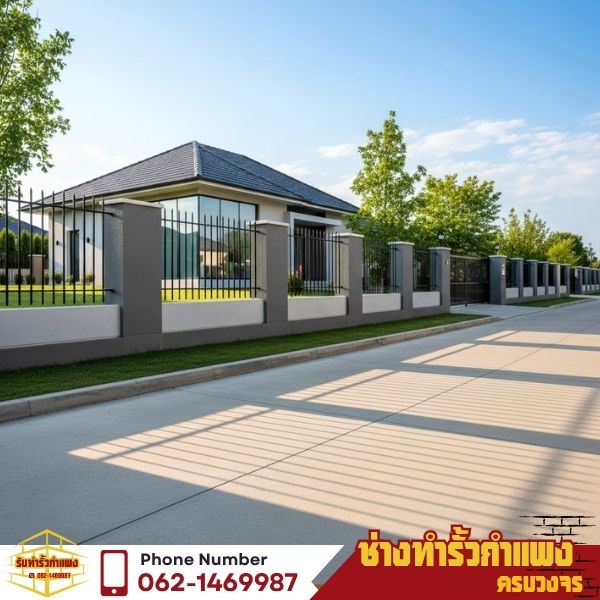 รั้วอิฐบล็อค