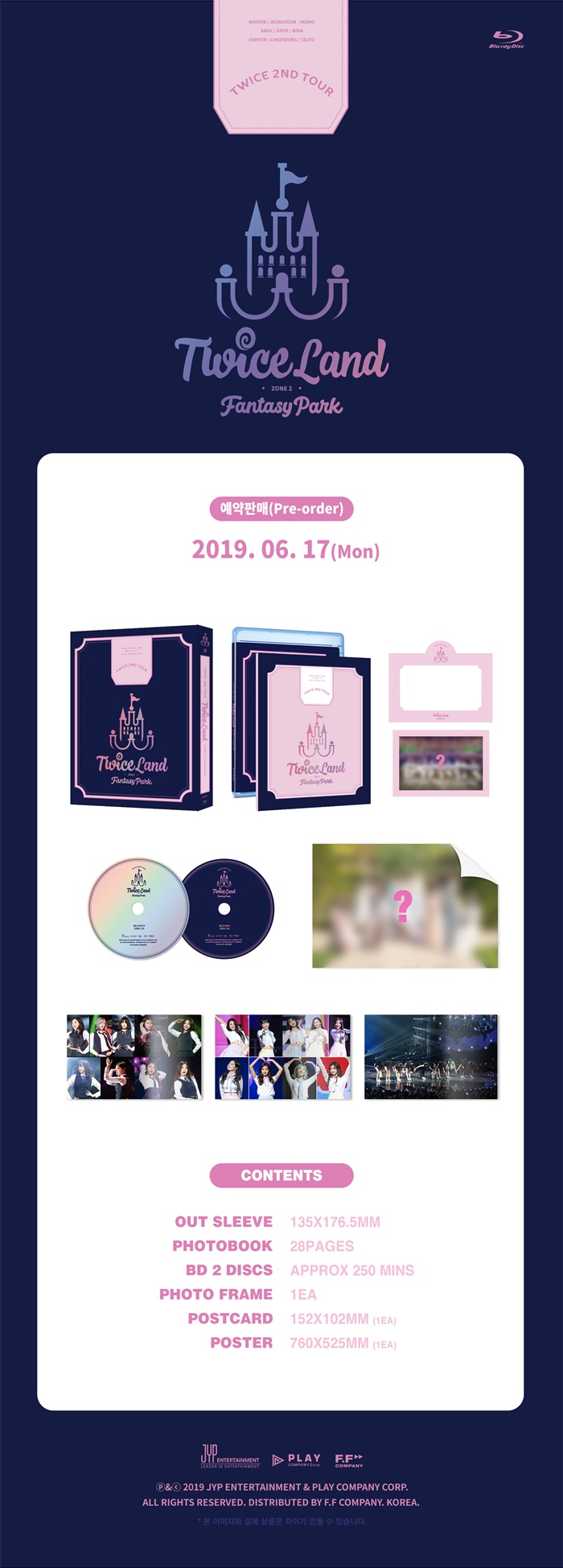 [PRE-ORDER] TWICE - 2ND TOUR "TWICELAND ZONE 2：FANTASY PARK" (3BLU-RAY)