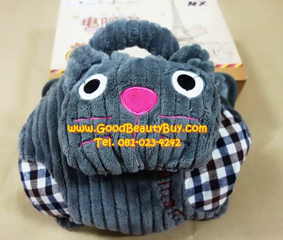 กระเป๋าน้ำร้อนไฟฟ้า ถุงน้ำร้อนไฟฟ้า รุ่นตุ๊กตา ผ้ากำมะหยี่แบบมือสวม (Body Warming Pad)