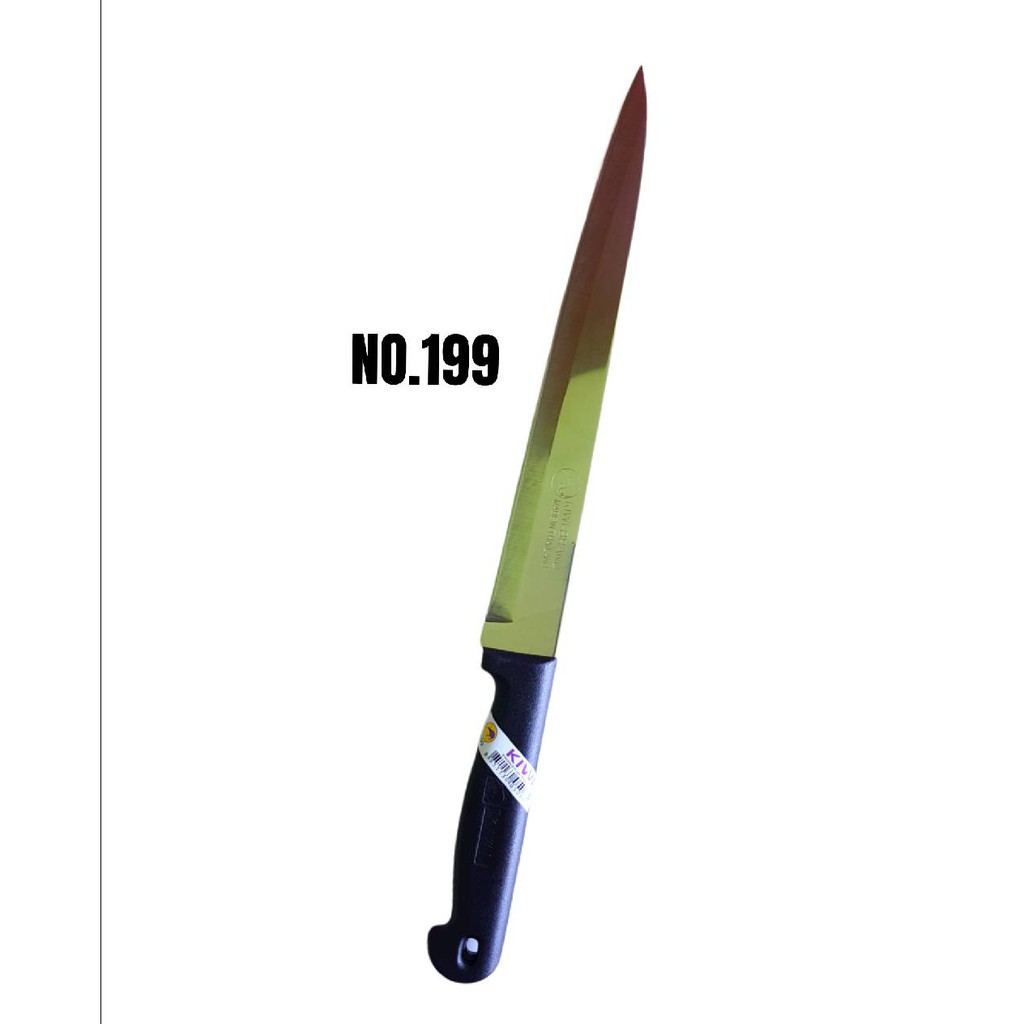 มีด กีวี No.199 (กรีดทุเรียนด้ามดำ) 9"