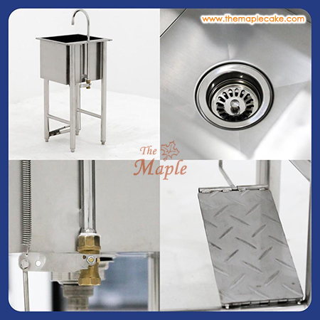 ซิงค์ล้างมือชนิดใช้เท้าเหยียบ ชนิด 1 ก๊อก