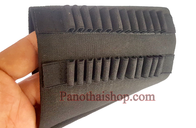 แผงยางยืดลูกซองสวมพานท้ายปืนยาว ขนาด .22LR 24 นัด