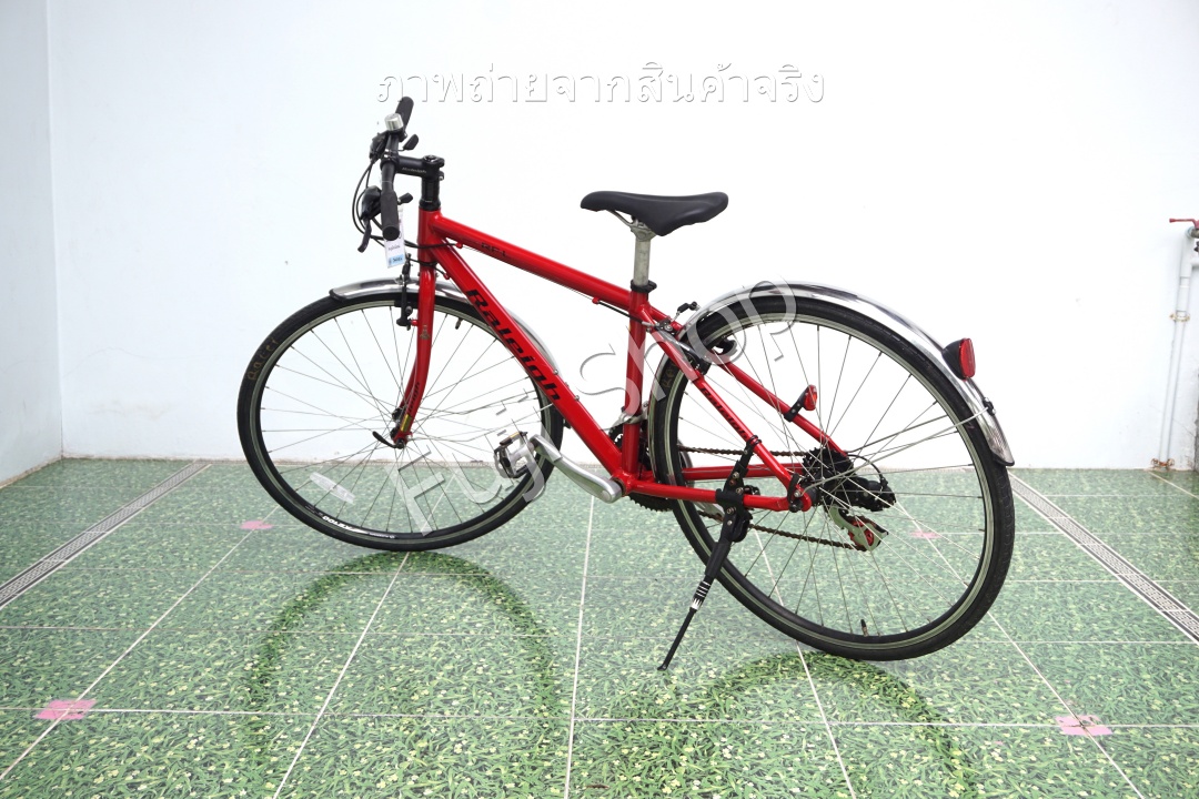 จักรยานไฮบริดญี่ปุ่น- ล้อ 700c - มีเกียร์ - อลูมิเนียม - Releigh RF-L - สีแดง [จักรยานมือสอง]