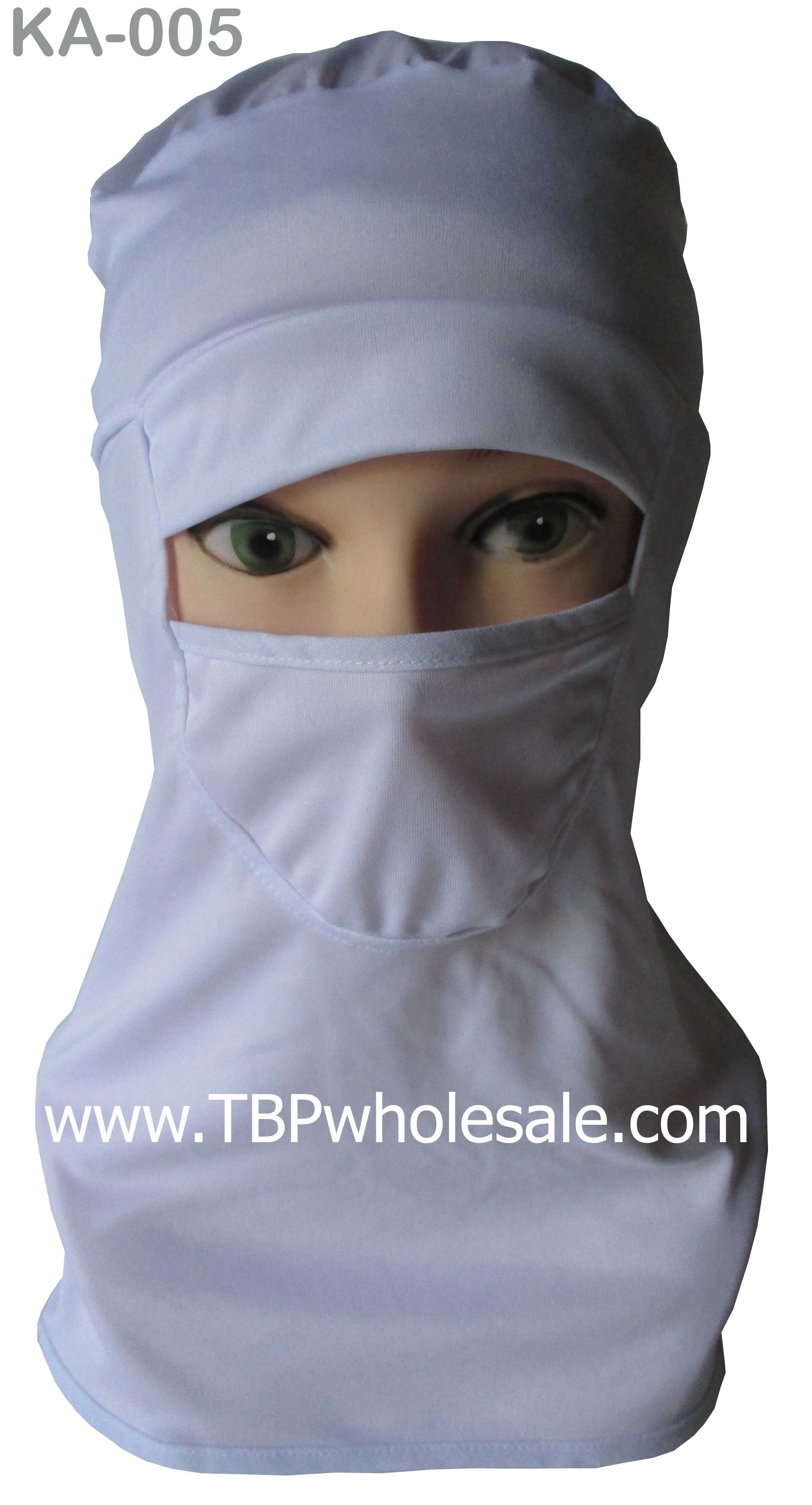 KA-005===ราคาส่ง 95 บาทต่อใบ ขั้นต่ำ 100 ใบ หมวกคลุมผมยาวประบ่า ผ้ายืดทั้งใบมีหน้ากากปิดปาก(ไมโครหนา) สนใจติดต่อ 081-0110084/02-3972066