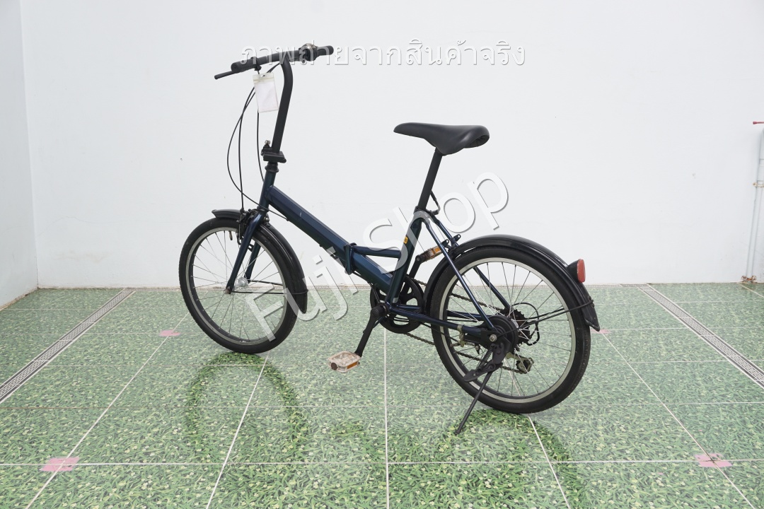 จักรยานพับได้ญี่ปุ่น - ล้อ 20 นิ้ว - มีเกียร์ - สีน้ำเงิน [จักรยานมือสอง]
