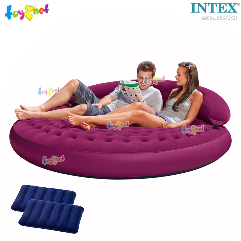 Intex Ultra Daybed Lounge 1.91x1.91x0.53 m no.68881 + 2 Intex Pillows