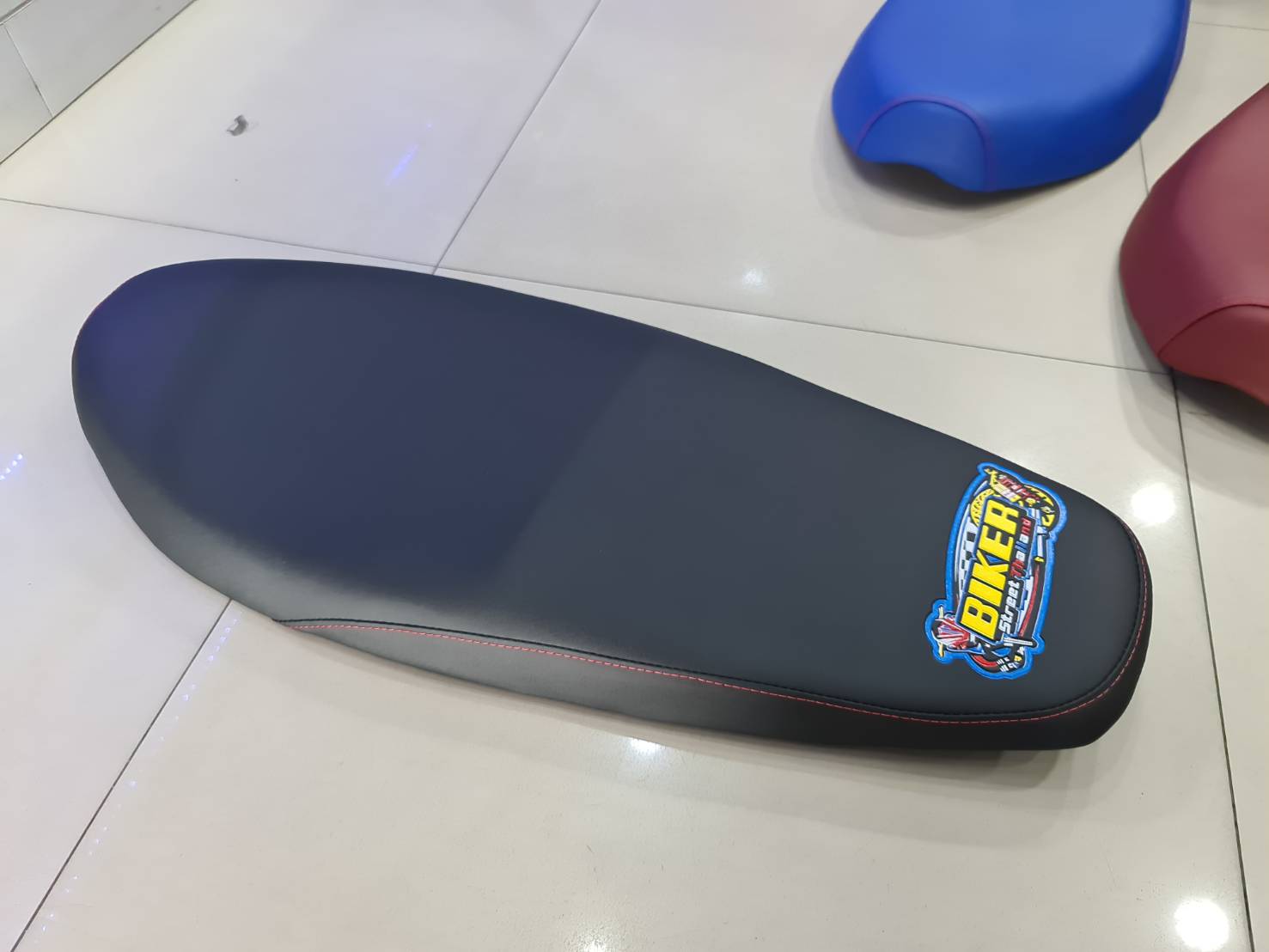 เบาะปาดบาง Wave 110 i 2013-2018 ลายbiker ราคา320