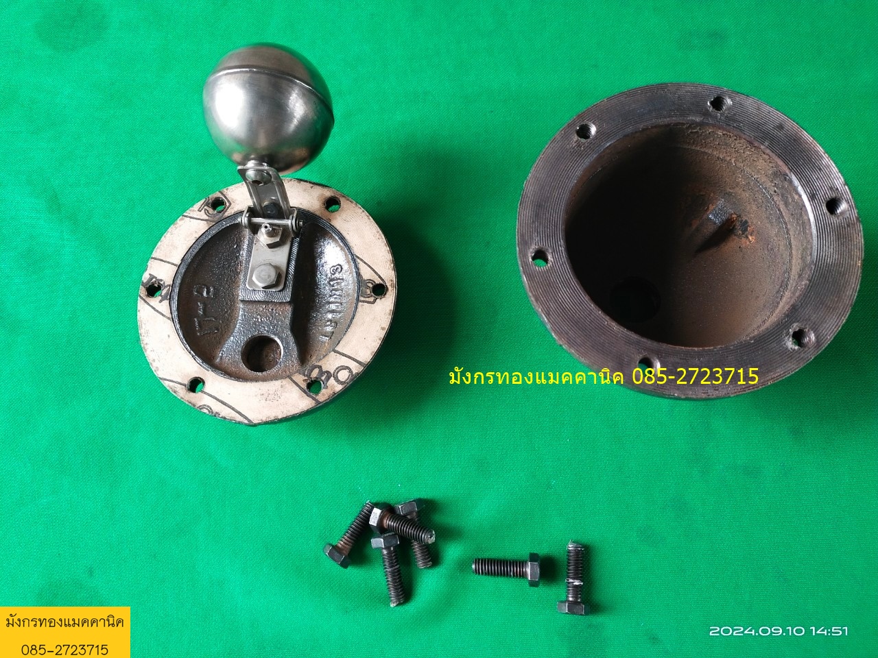 วาล์วไล่อากาศ วาล์วระบายอากาศออกจากท่อ Val Matic ขนาด 3/4 นิ้ว ลูกลอยสแตนเลส