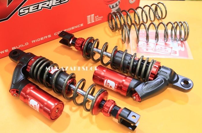 โช๊คหลัง RCB ตรงรุ่น ตระกูล V-Series YAMAHA XMAX300 (350mm) ทุกรุ่นแถมสปริงแข็งมาให้ 1คู่ รุ่น VD Series สามารถปรับ compression and rebound damping and spring preload ราคา 6,900 / คู่ มี4สี