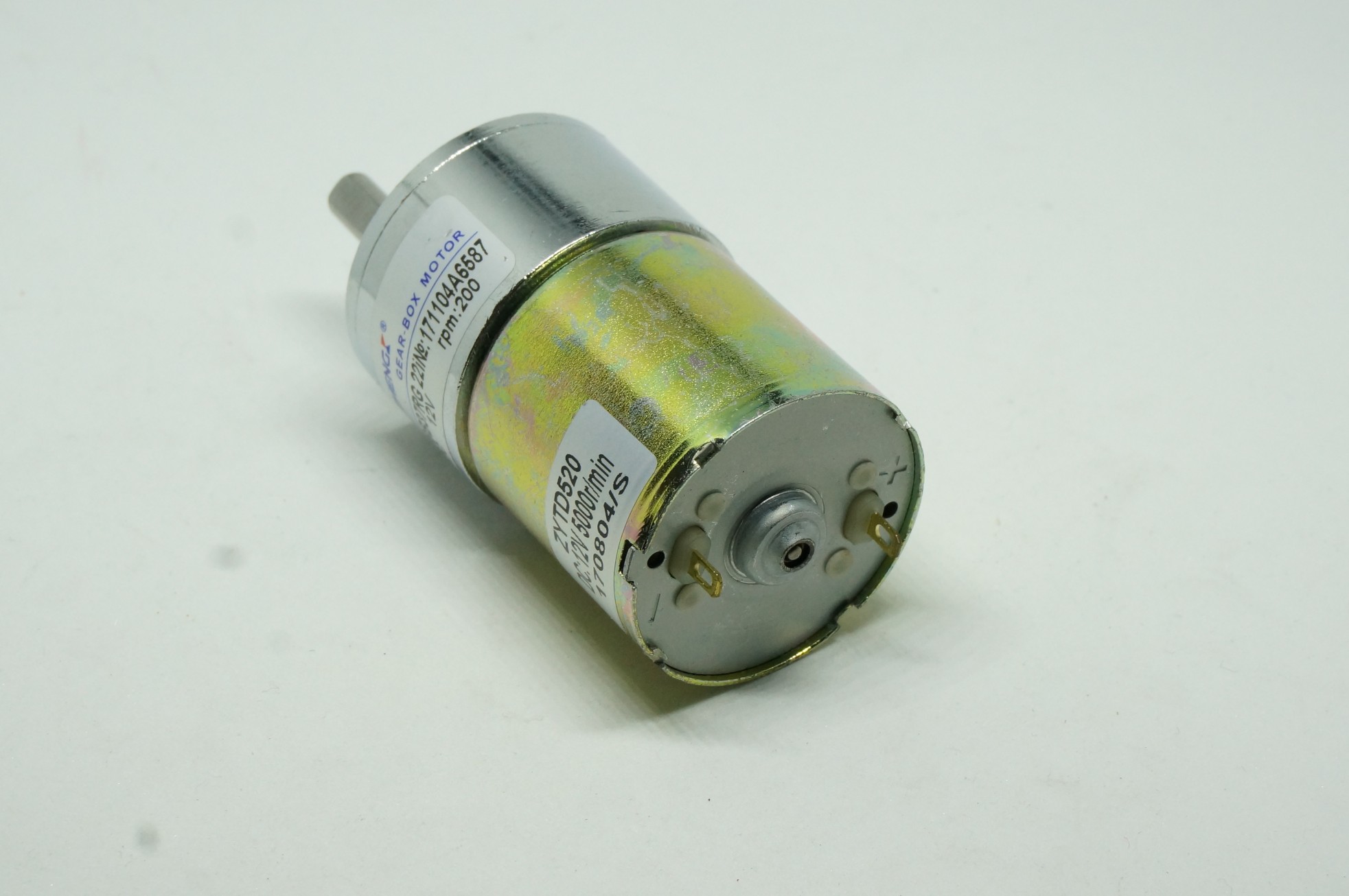 12V DC gear motor แกนเยื้อง (ZGB37RG)