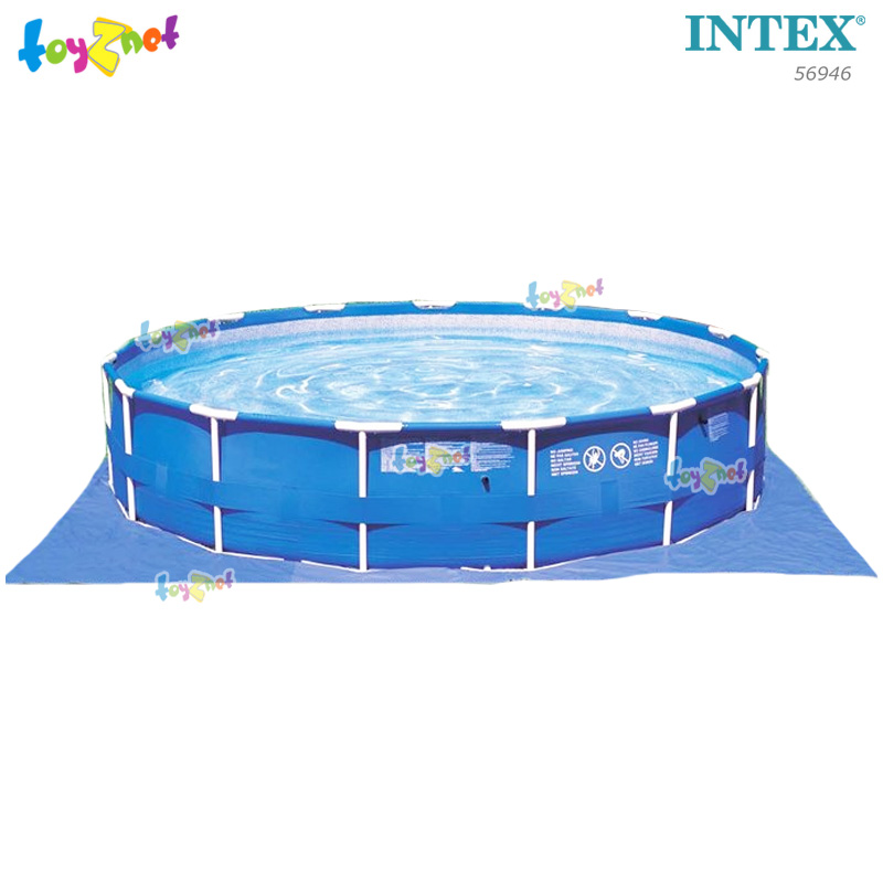 Intex 15ft Metal Frame Pool Set w/Cartr. Filter Pump (4.57 x 1.22 m.) No.56946