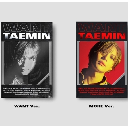 [PRE-ORDER] TAEMIN - 2nd Mini Album "WANT" (Kihno Album)