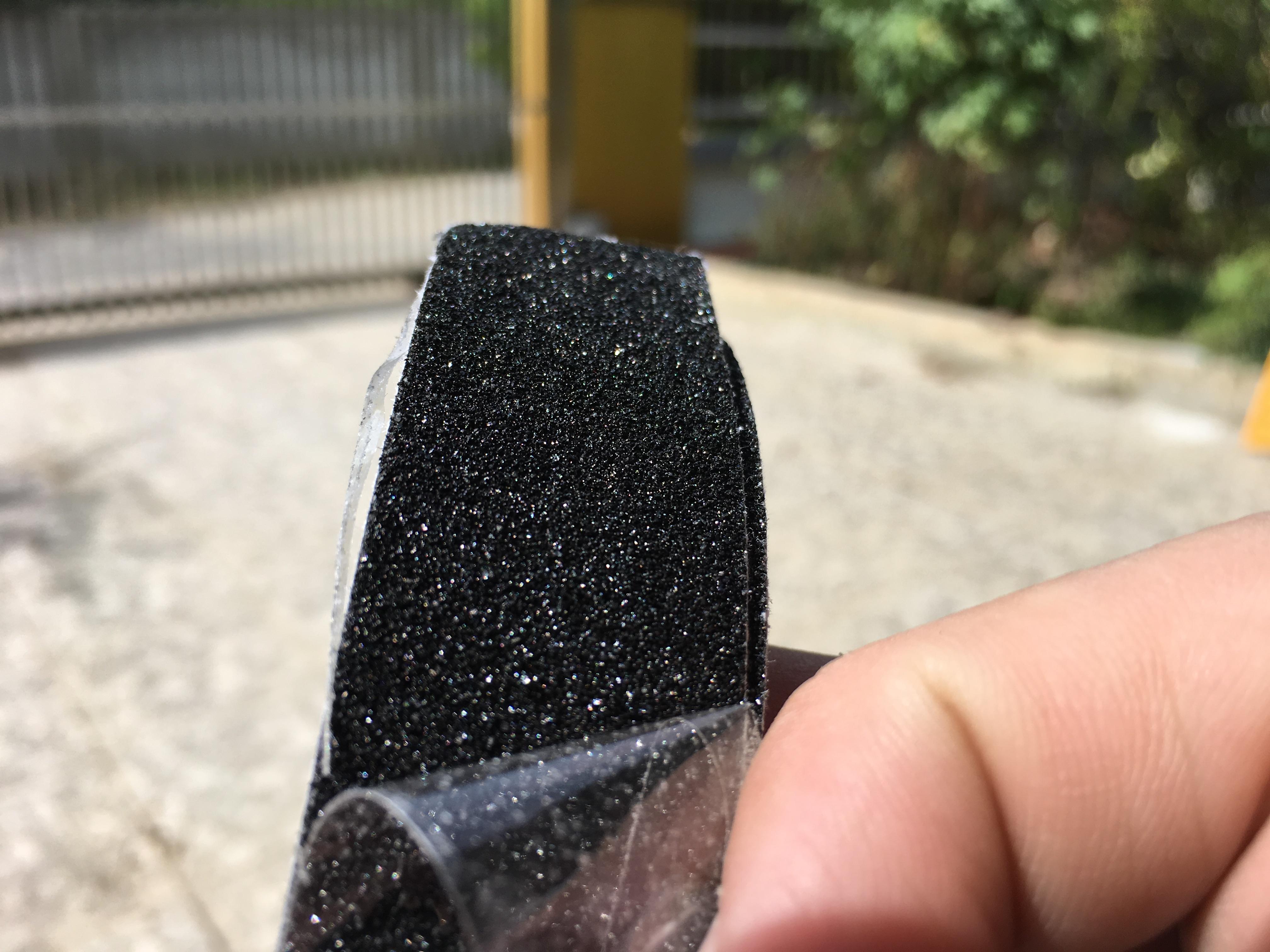 เทปกันลื่น สีดำ กว้าง 1 นิ้ว x ยาว 5 เมตร - Non-slip warning tape black 1"x5m