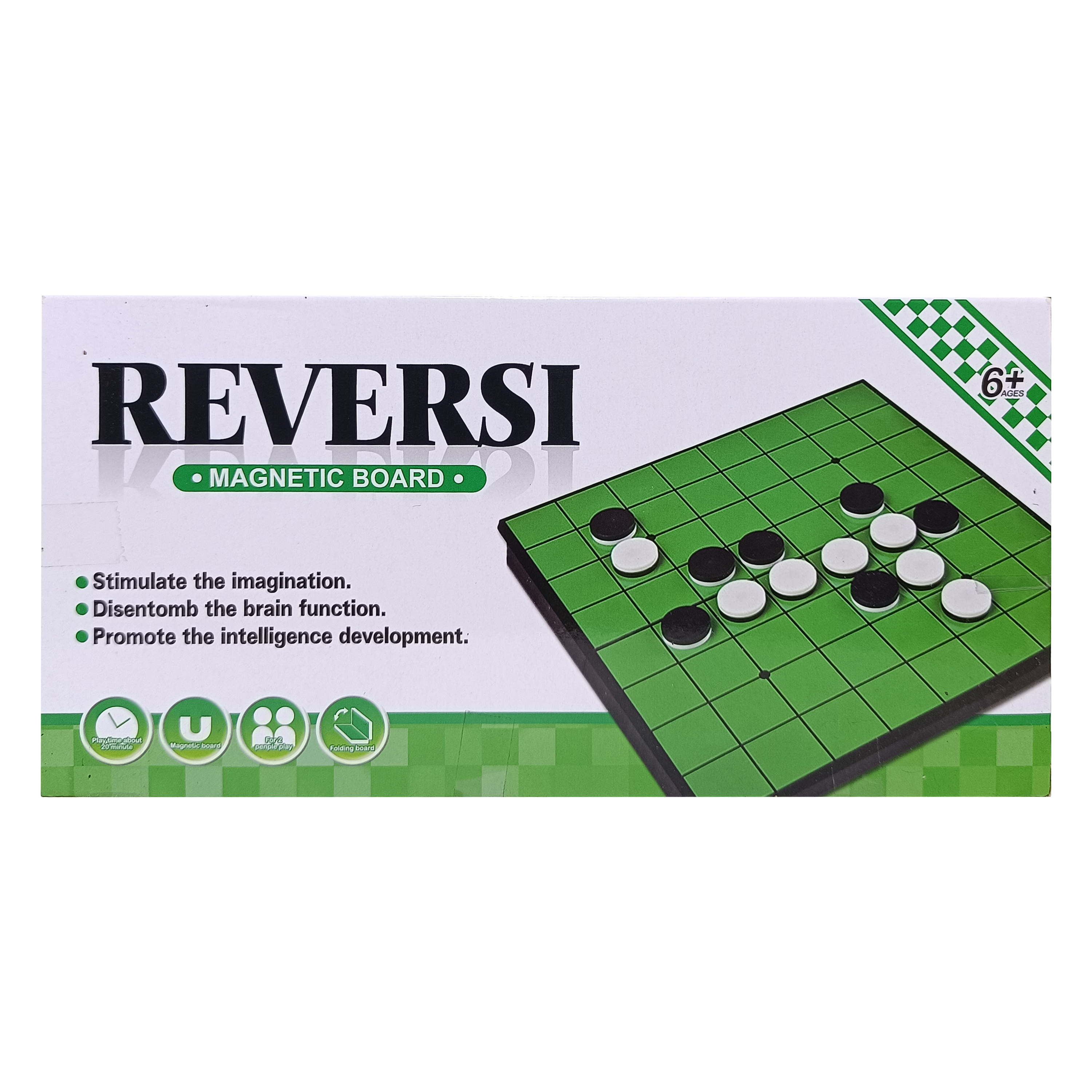 Game Board Reversi Magnetic เกมโอเทลโล่กระดานแบบแม่เหล็ก ชนิดพกพา