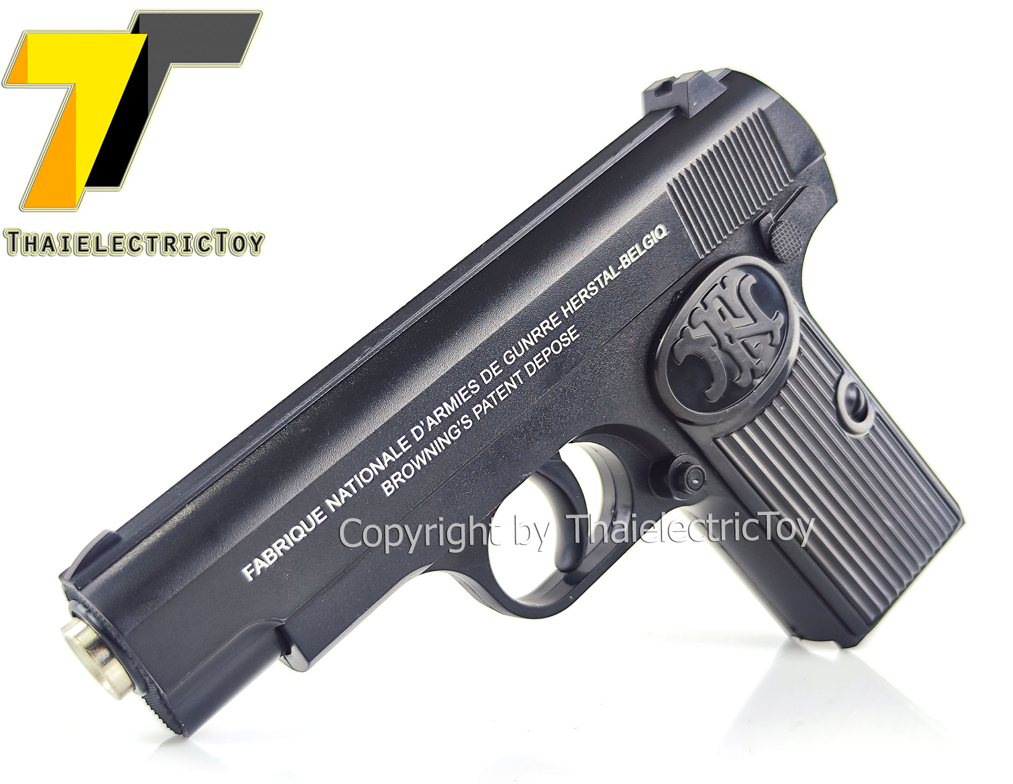 ปืนอัดลมพลาสติก K-17SE ชักยิงทีล่ะนัด หนัก 220 กรัม ลำกล้องยาว 6.5 นิ้ว.ใช้ลูกกระสุนพลาสติก 6 มิล