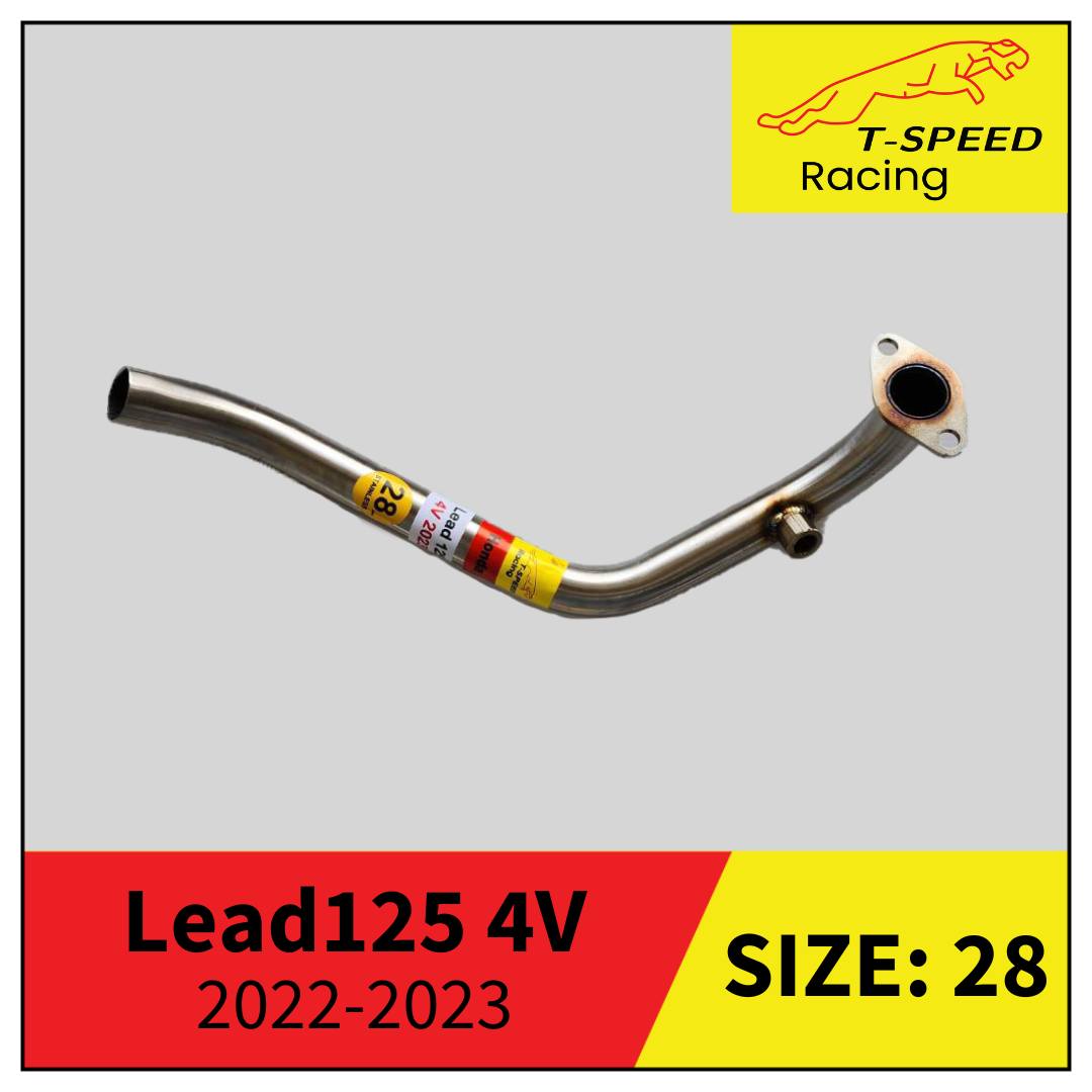 คอท่อ Lead-125 4V (O2 Sensor) stainless Size 25 m.m. ราคา 500 บาท Size 25-28 m.m. ราคา 600 บาท Size 28 m.m. ราคา 550 บาท Size 25 m.m. ยาวกรวย ราคา 600 บาท